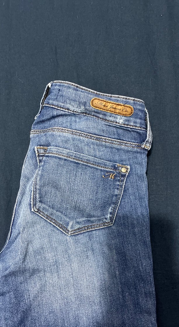 Gri Mavi Regular Fit Normal Boy Kadın Kot Pantolon - Görsel 5