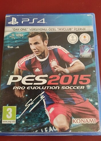 Pes 2015 ÇİZİKSİZ ORJINAL PS4 OYUN HIZLI KARGO 