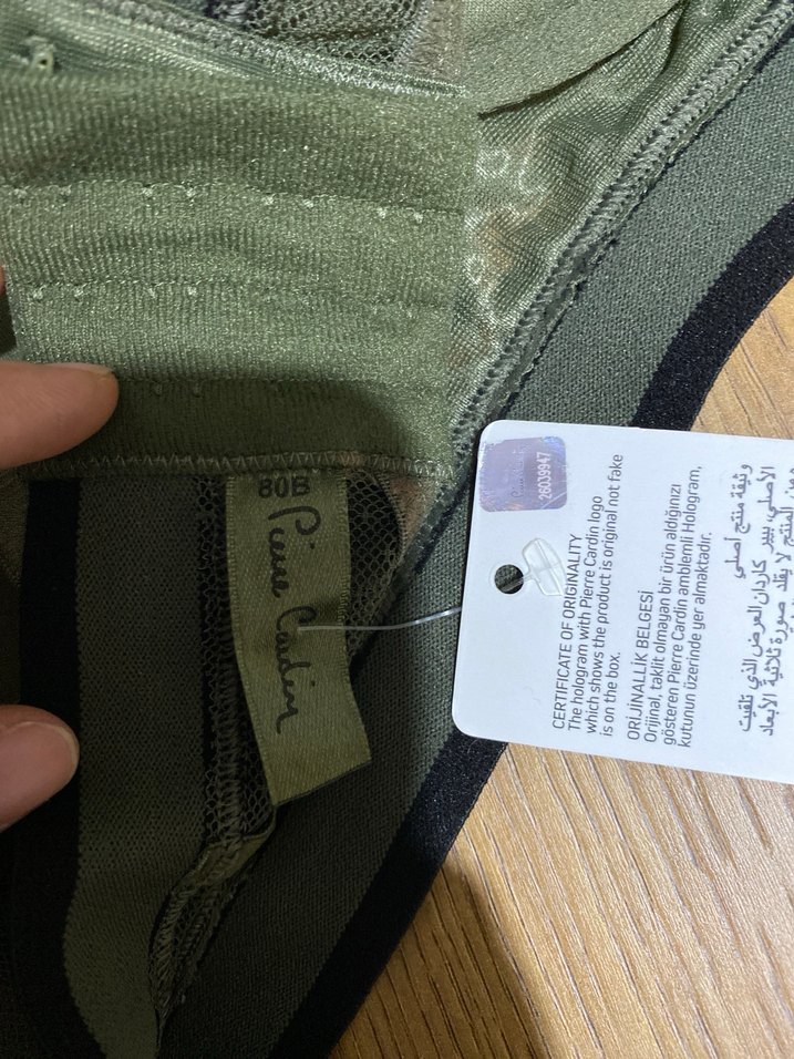 Kadın Haki Dantel Bohem Bralet - Görsel 3