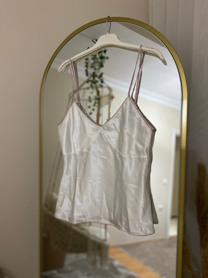 Nakışlı Beyaz Midi Kadın Sabahlık - Görsel 5