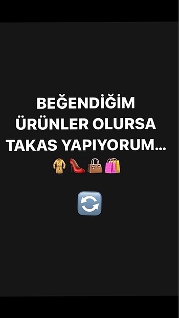#takas için yazabilirsiniz