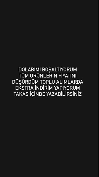 Takas indirim