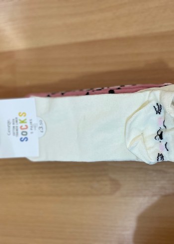 Kız çocuk Pamuklu kedi Baskılı Çoraplar