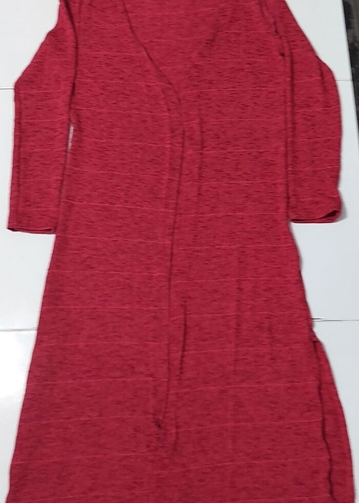 Zara Kadın uzun triko hırka - Görsel 2