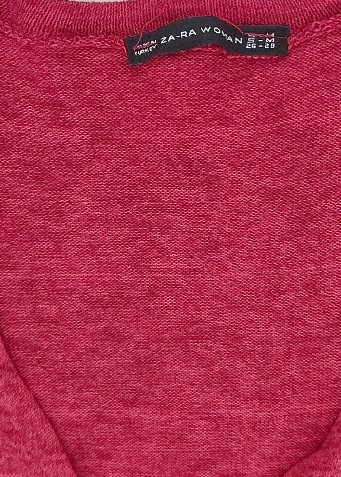 Zara Kadın uzun triko hırka - Görsel 4