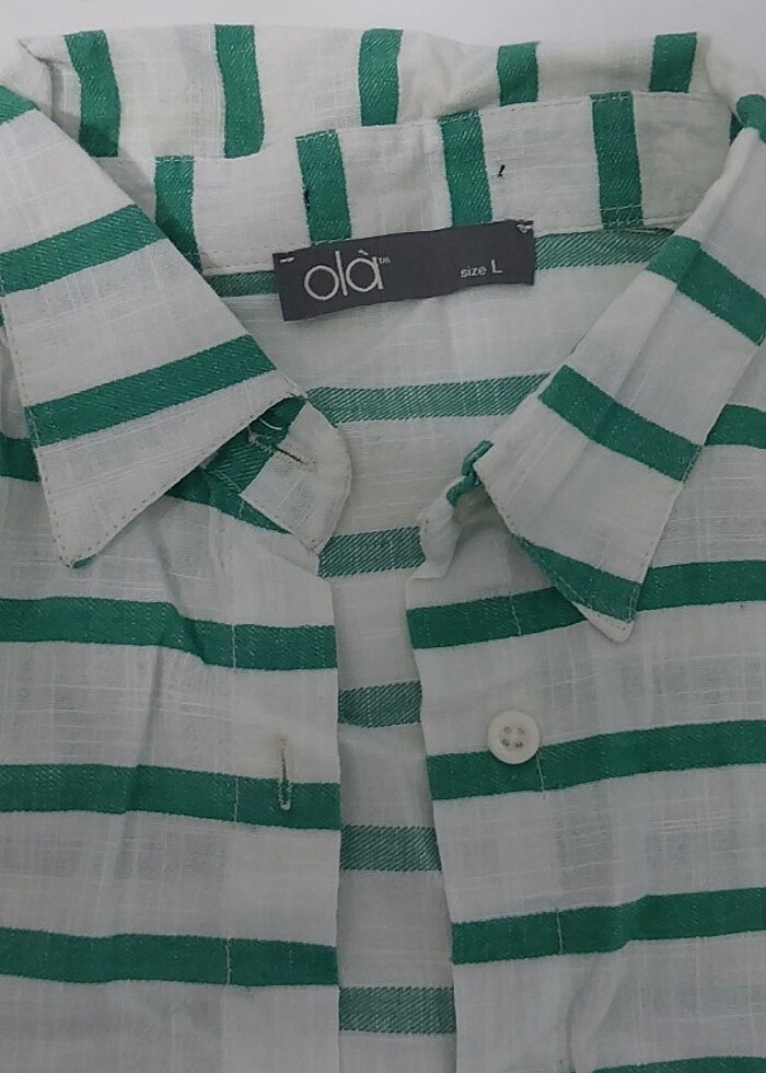 Koton kadin keten gömlek - Görsel 3