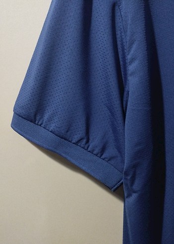 Erkek Mavi Kısa Kollu Polo Tişört - Görsel 5