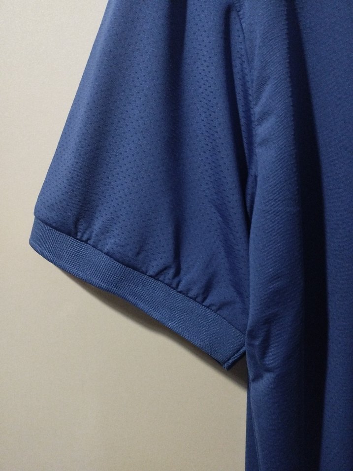 Erkek Mavi Kısa Kollu Polo Tişört - Görsel 5