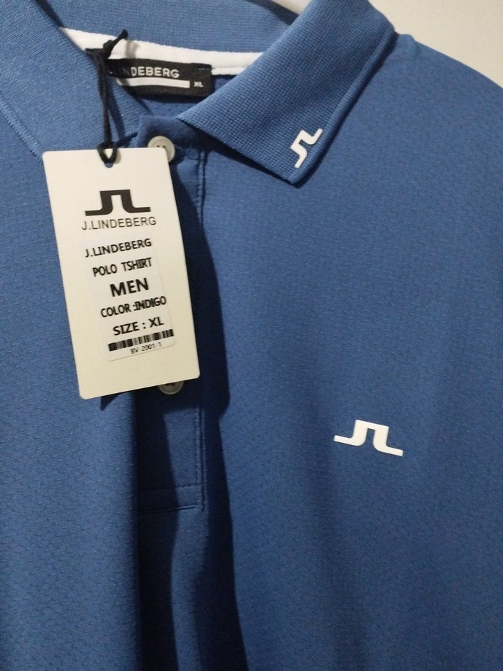 Erkek Mavi Kısa Kollu Polo Tişört - Görsel 2