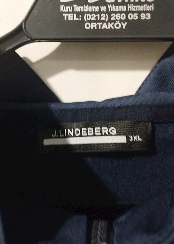 J.Lindeberg Lacivert Fermuarlı Erkek Yelek - Görsel 3