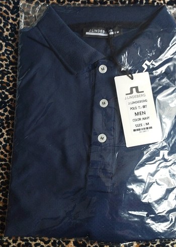 J.Lindeberg Lacivert Erkek Denim Polo Tişört - Görsel 4