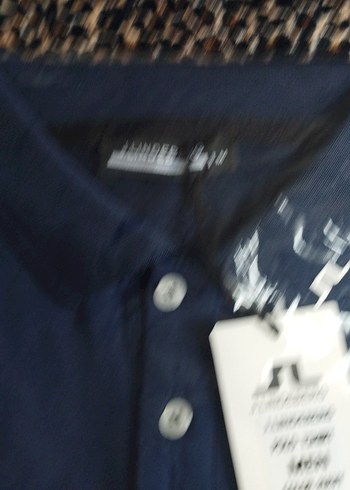 J.Lindeberg Lacivert Erkek Denim Polo Tişört - Görsel 3