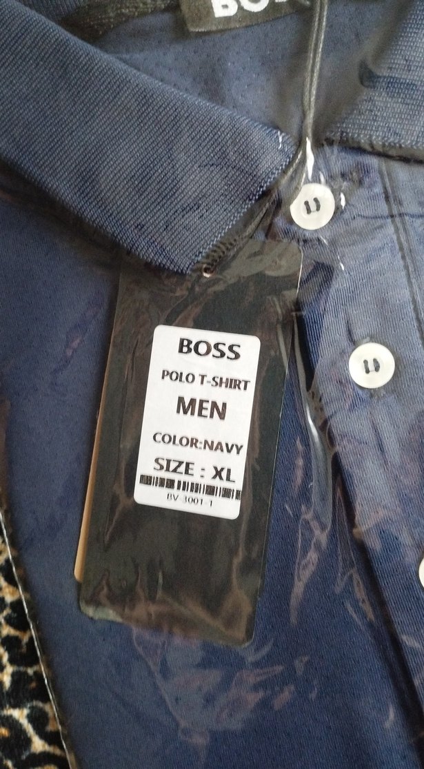 BOSS Erkek Lacivert Polo Tişört - Görsel 2