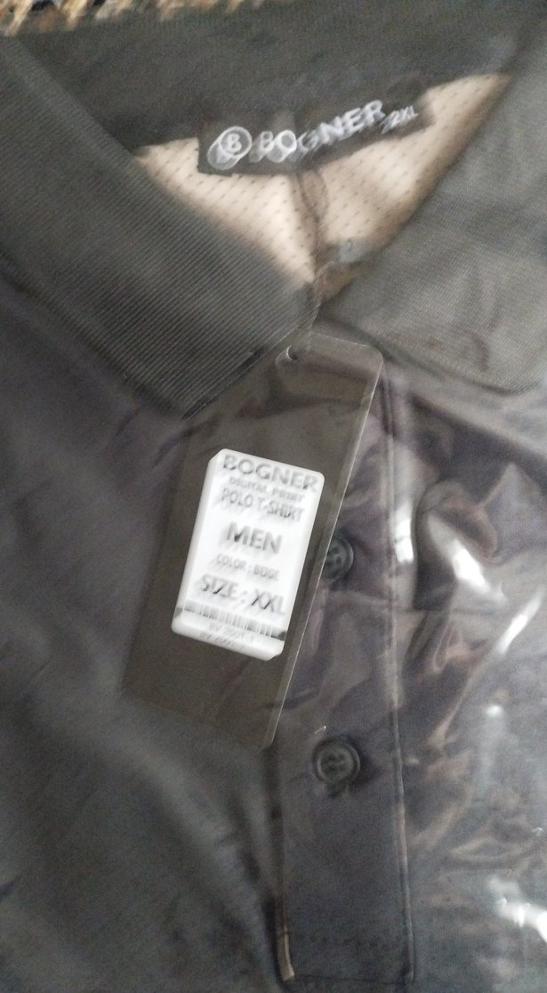 Erkek Siyah Baskılı Polo Tişört - Görsel 2