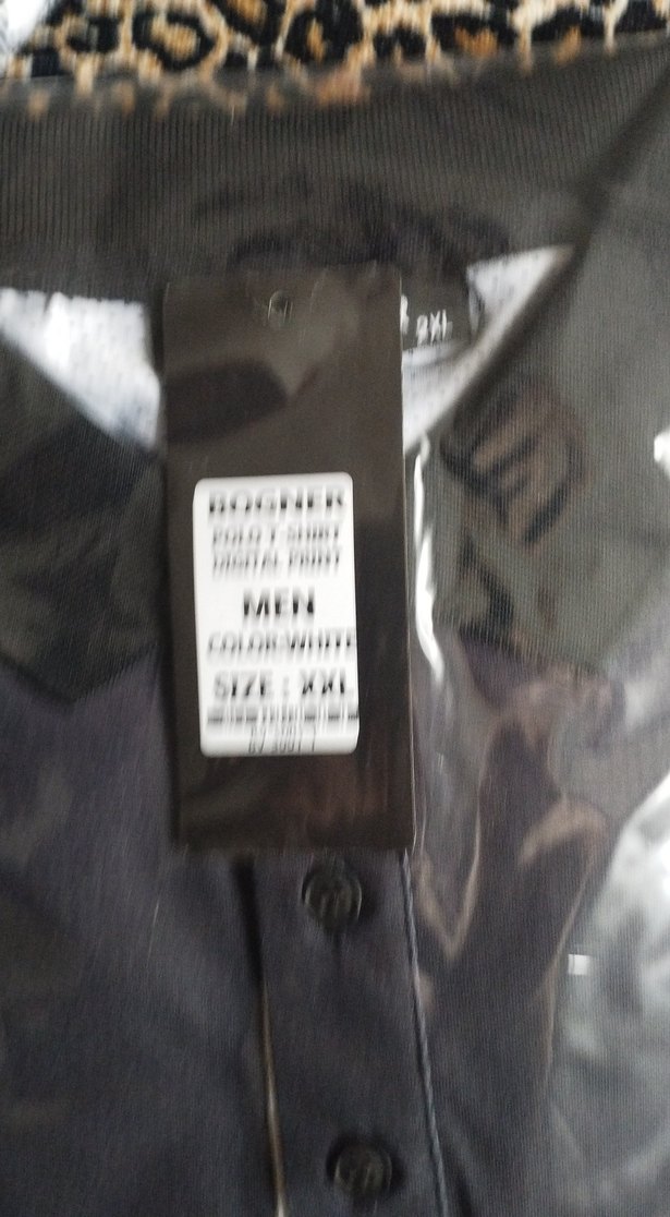 Erkek Siyah Baskılı Polo Tişört XXL - Görsel 2