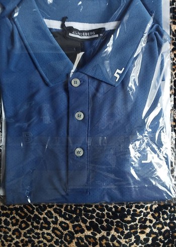 Düğmeli Mavi Erkek Polo Tişört - Görsel 2