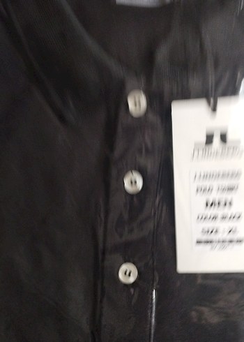 J.Lindeberg Siyah Erkek Polo Yaka Tişört XL - Görsel 4