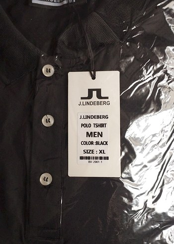 J.Lindeberg Siyah Erkek Polo Yaka Tişört XL - Görsel 2