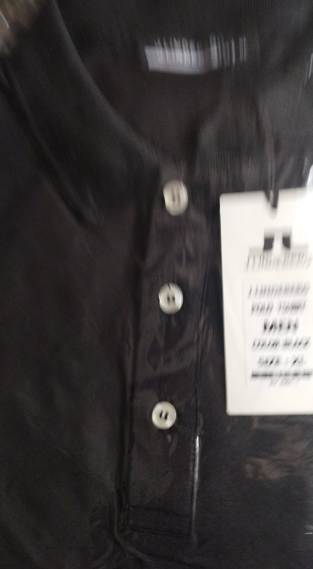 J.Lindeberg Siyah Erkek Polo Yaka Tişört XL - Görsel 4