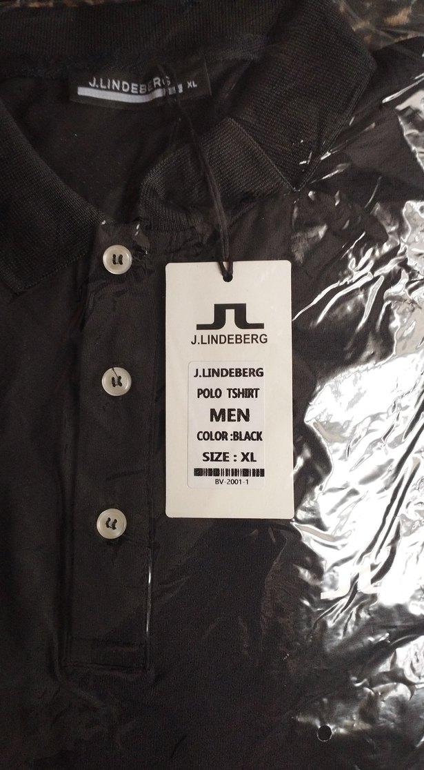 J.Lindeberg Siyah Erkek Polo Yaka Tişört XL - Görsel 2