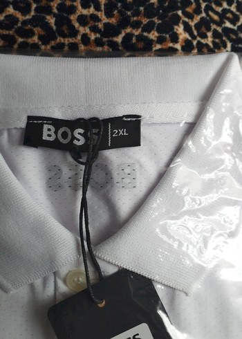 Beyaz Erkek Polo Tişört Boss 2XL - Görsel 3