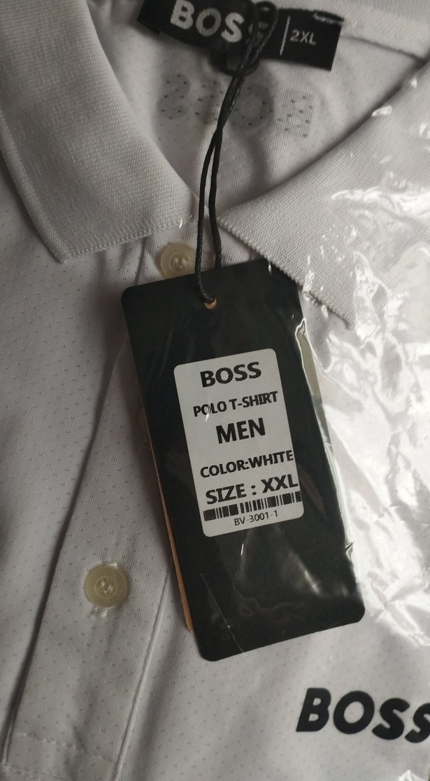 Beyaz Erkek Polo Tişört Boss 2XL - Görsel 2