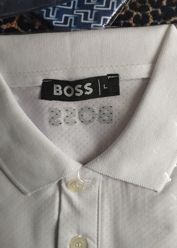 Beyaz Boss Erkek Polo Tişört - Görsel 2