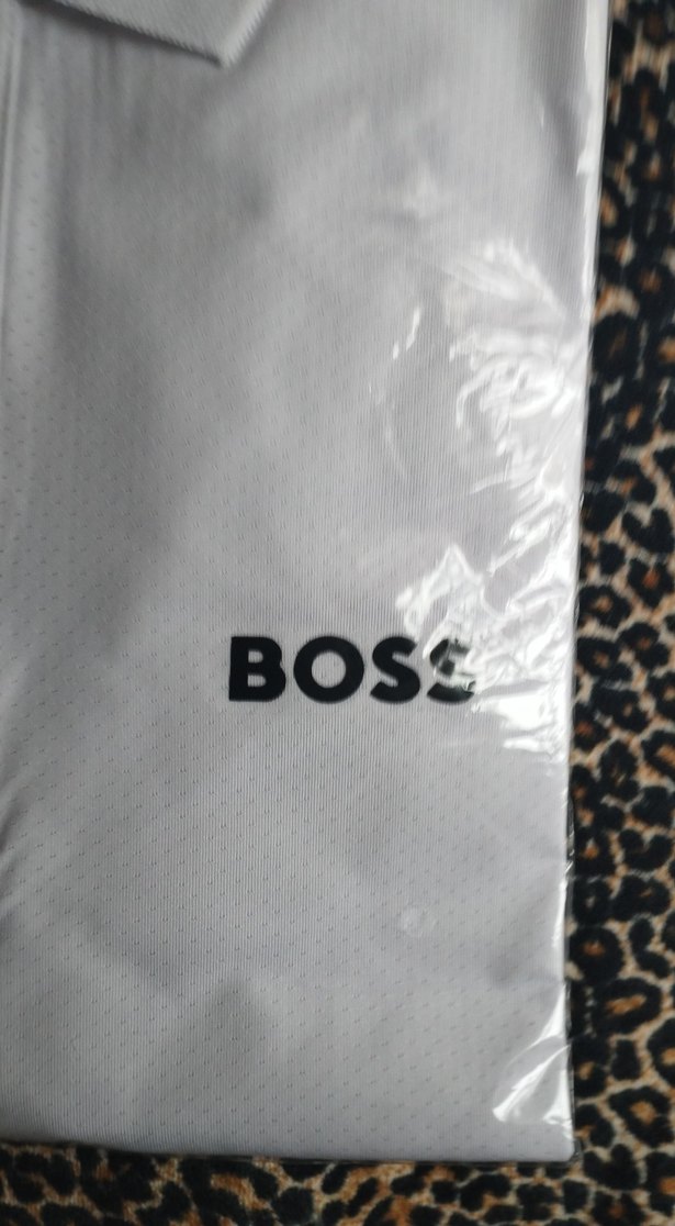 Beyaz Boss Erkek Polo Tişört - Görsel 3