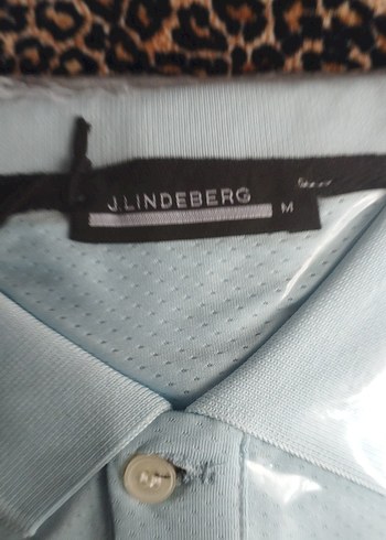J.Lindeberg Erkek Mavi Polo Tişört - Görsel 3