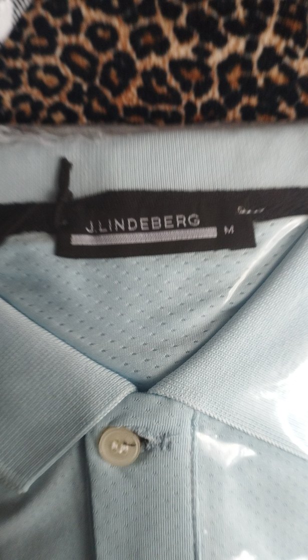 J.Lindeberg Erkek Mavi Polo Tişört - Görsel 3