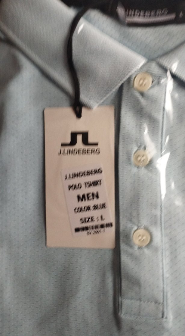 J.Lindeberg Mavi Erkek Polo Tişört - Görsel 2