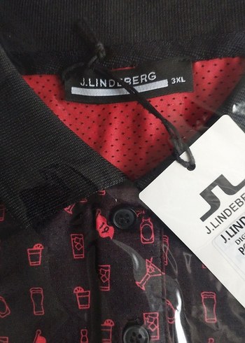 Bordo Baskılı Erkek Polo Tişört - Görsel 3