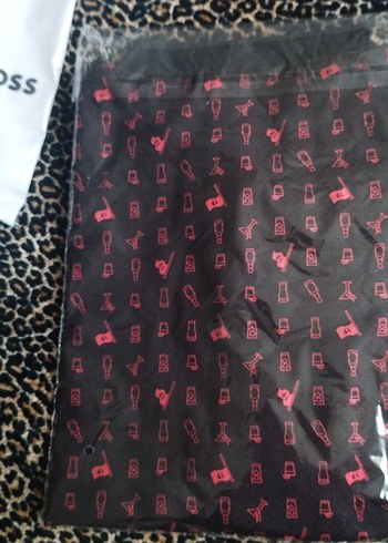 Bordo Baskılı Erkek Polo Tişört - Görsel 4