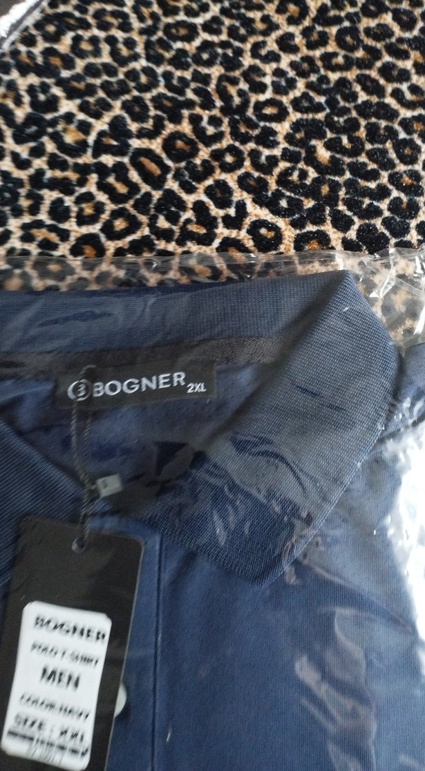 Erkek Lacivert Polo Yaka Düğmeli Tişört - Görsel 3