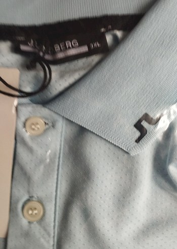 J.Lindeberg Mavi Erkek Polo Tişört 3XL - Görsel 3
