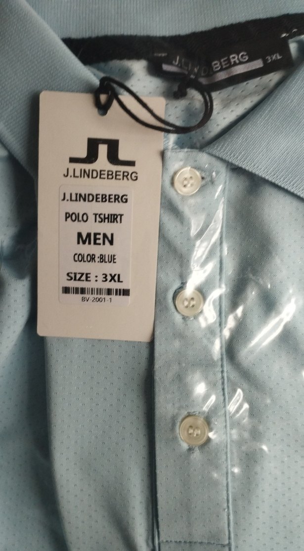 J.Lindeberg Mavi Erkek Polo Tişört 3XL - Görsel 2