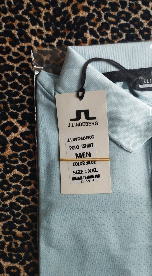 Erkek Mavi Polo Tişört Düğmeli Yaka - Görsel 2