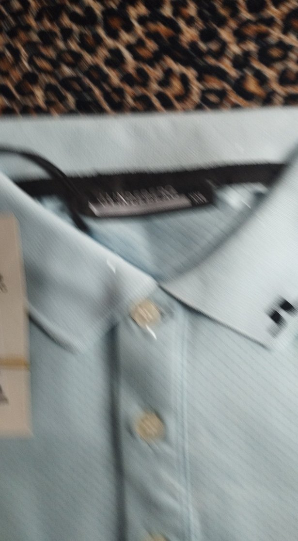 Erkek Mavi Polo Tişört Düğmeli Yaka - Görsel 3