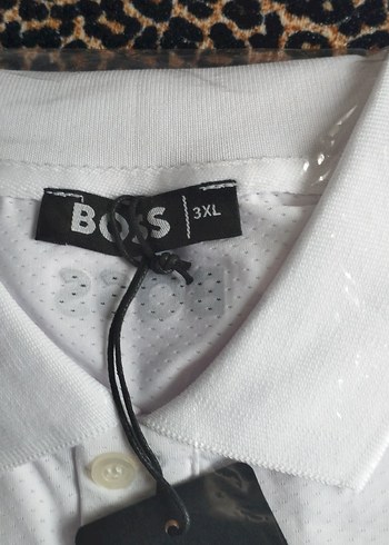 BOSS Beyaz Kısa Kollu Polo Tişört - Görsel 4