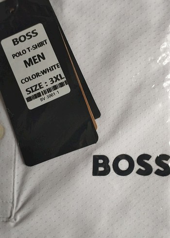 BOSS Beyaz Kısa Kollu Polo Tişört - Görsel 3