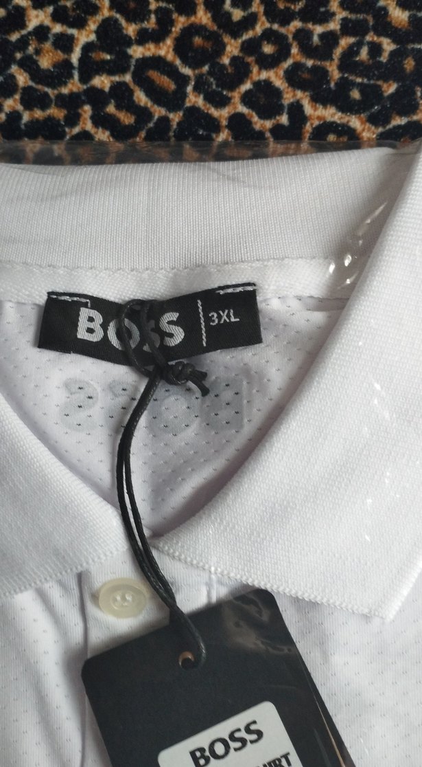 BOSS Beyaz Kısa Kollu Polo Tişört - Görsel 4