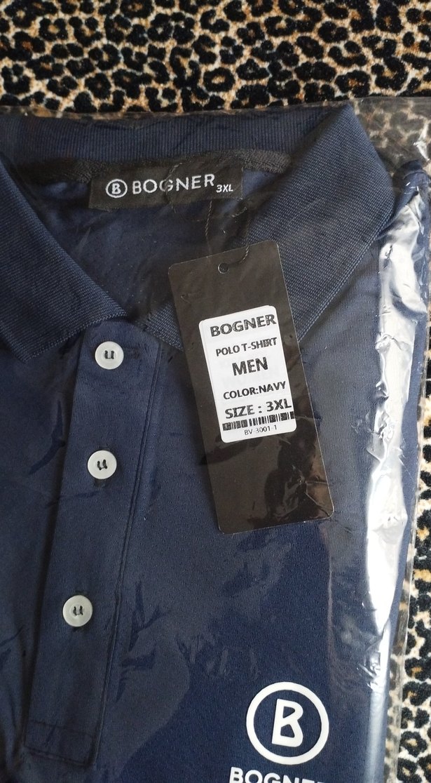 Erkek Lacivert Bogner Polo Yaka Tişört - Görsel 2