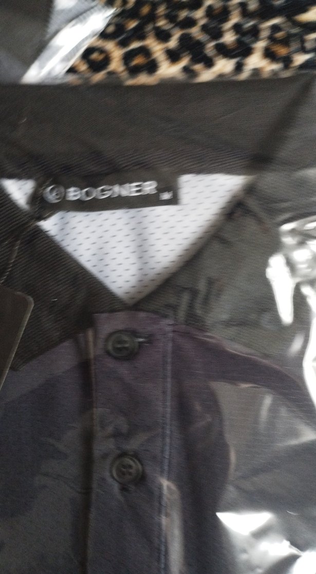 Bogner Erkek Siyah Baskılı Polo Tişört - Görsel 3