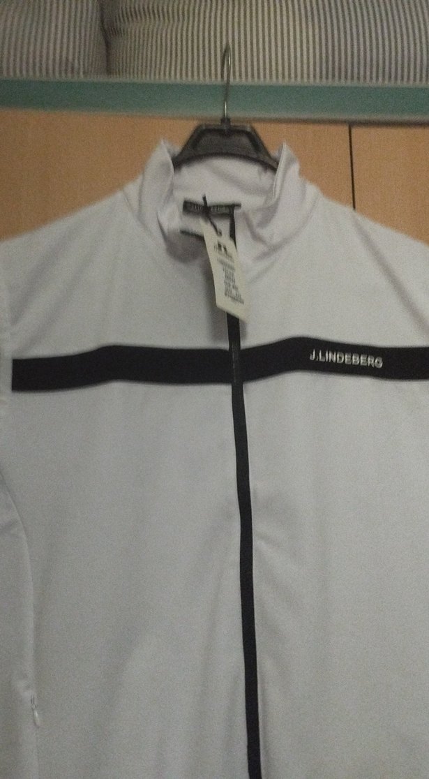 J.Lindeberg Beyaz Fermuarlı Erkek Yelek - Görsel 5
