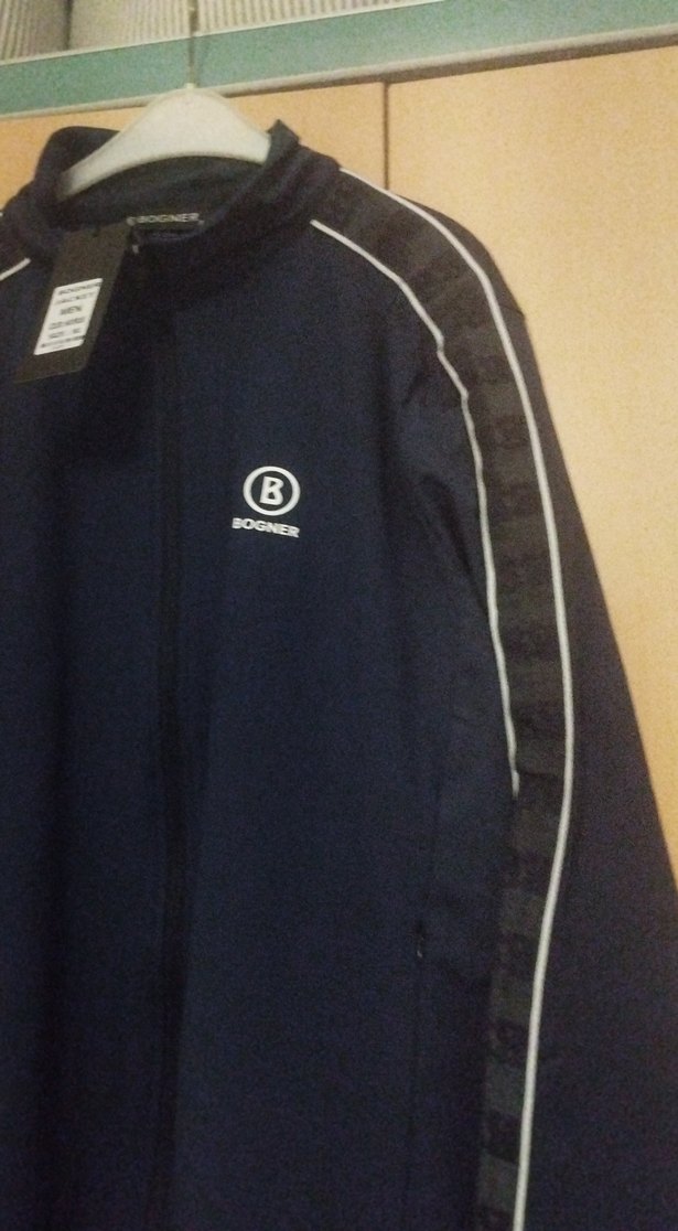 Erkek Lacivert Fermuarlı Spor Ceket - Görsel 2