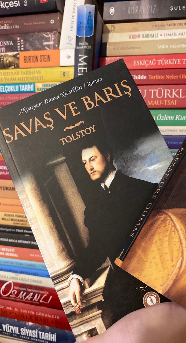 Siyah Lale - Alexandre Dumas Roman 
Savaş ve Barış - Tolstoy - Görsel 2