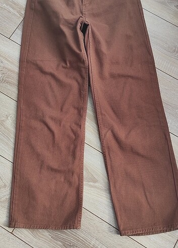 Kahverengi kanvas pantolon