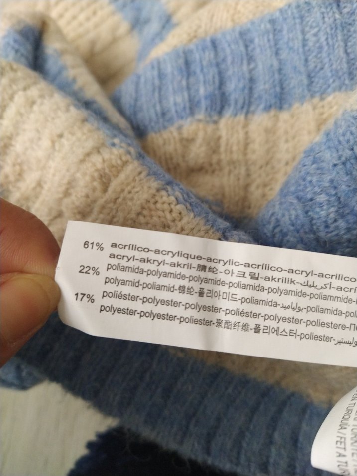 Stradivarius Crop Kazak - Görsel 5