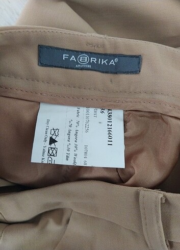 s Beden camel Renk Fabrika Kumaş Pantalon