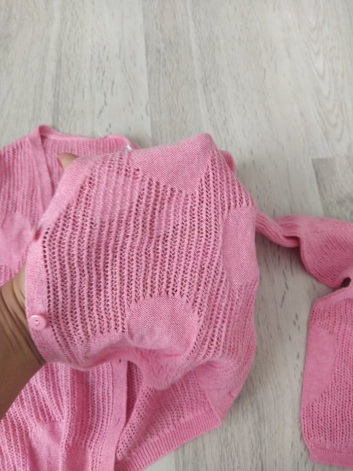 Pembe Crop Dar Hirka - Görsel 3